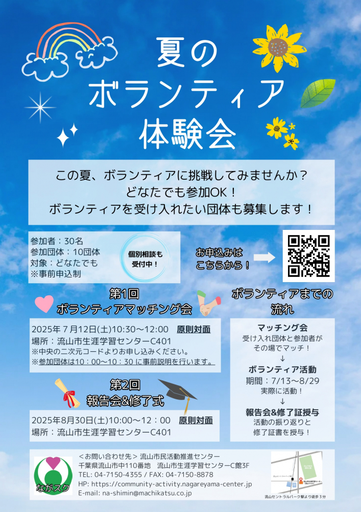 「夏のボランティア体験会」全2回