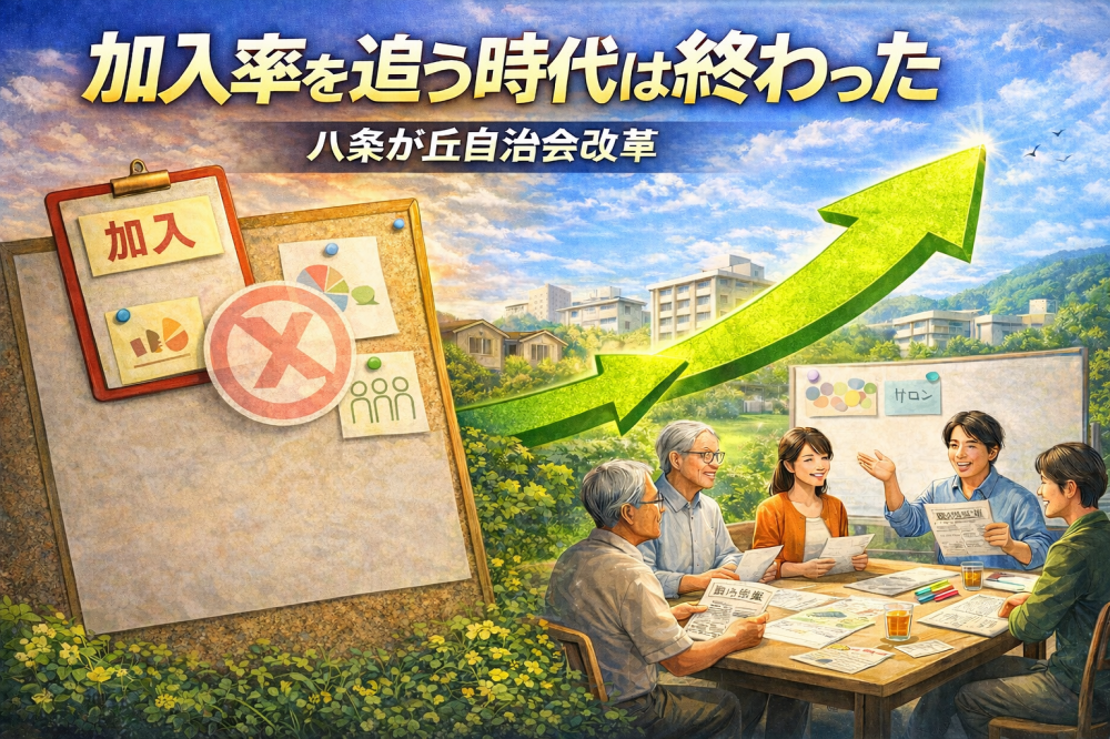 自治会②　会員制廃止が生んだ、新しい地域参加～加入率を追う時代は終わった 八条が丘自治会改革～