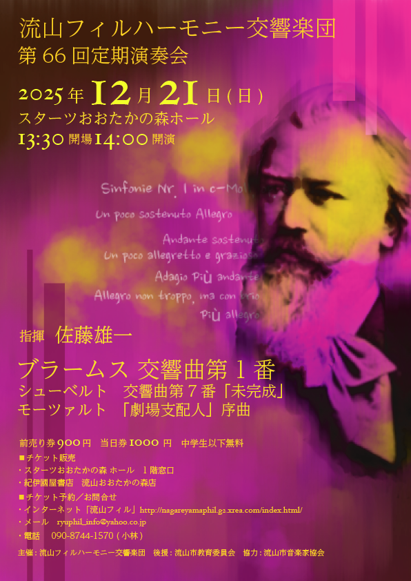 流山フィルハーモニー交響楽団　第66回定期演奏会